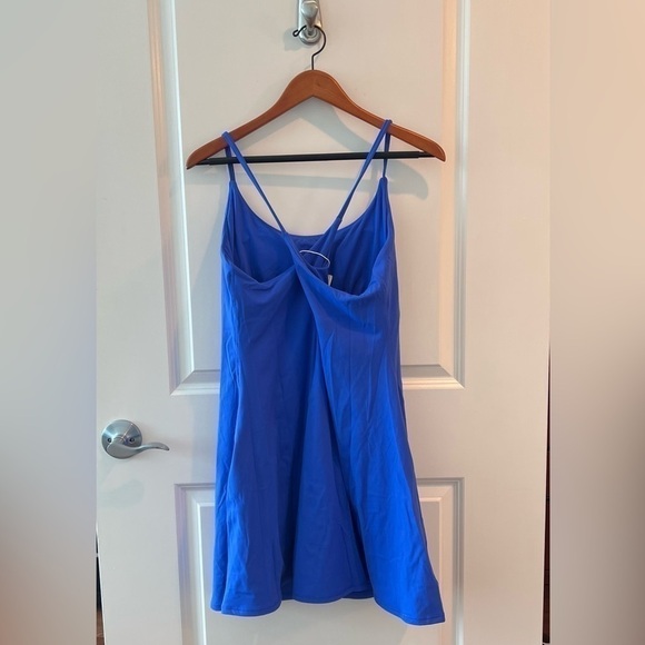 NWT Halara Cloudful Air Backless Cool Touch Activity Euphoria Air Dress Blue - Picture 6 of 16